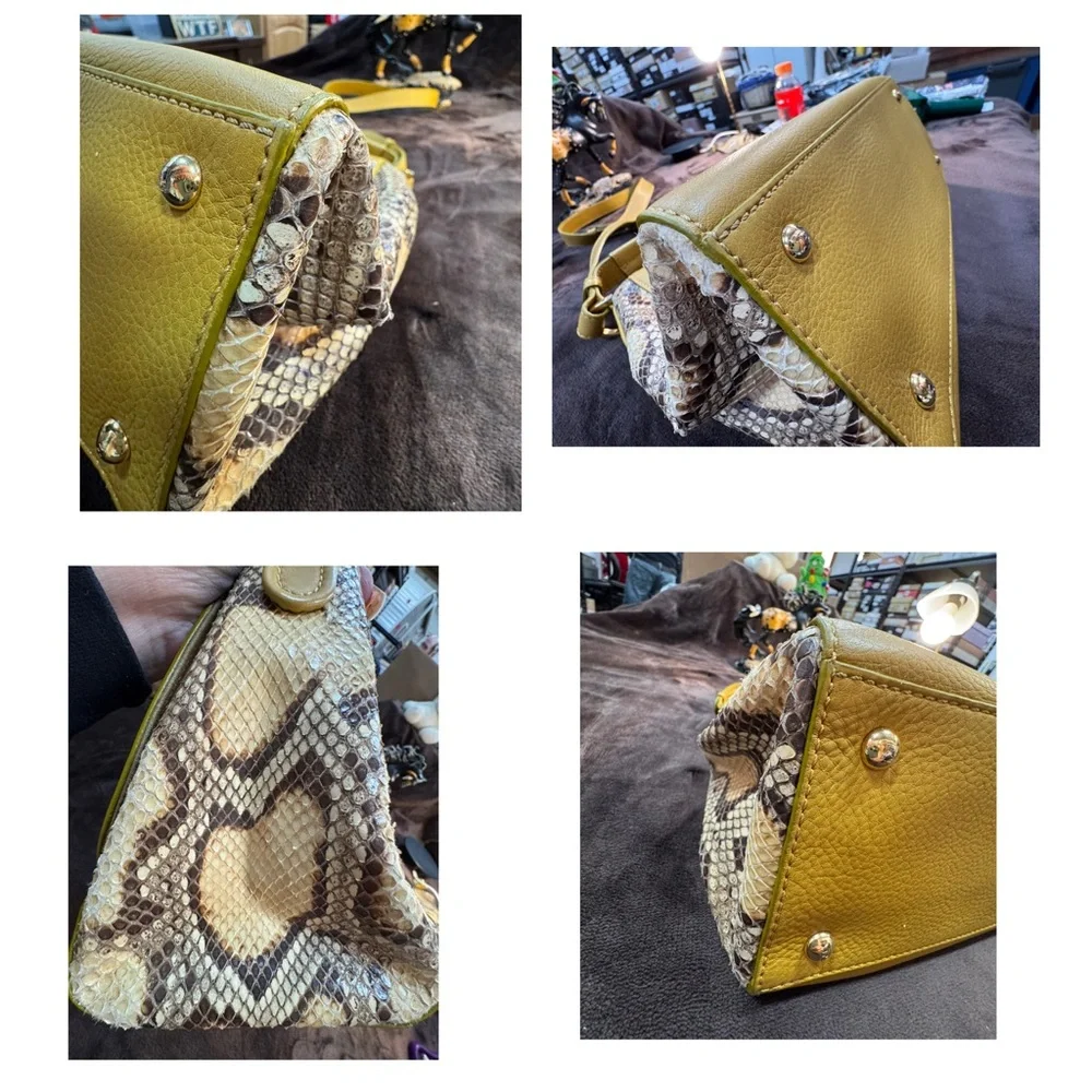 Authentic Fendi Python and Leather Shoulder Bag - Picture 12 of 12